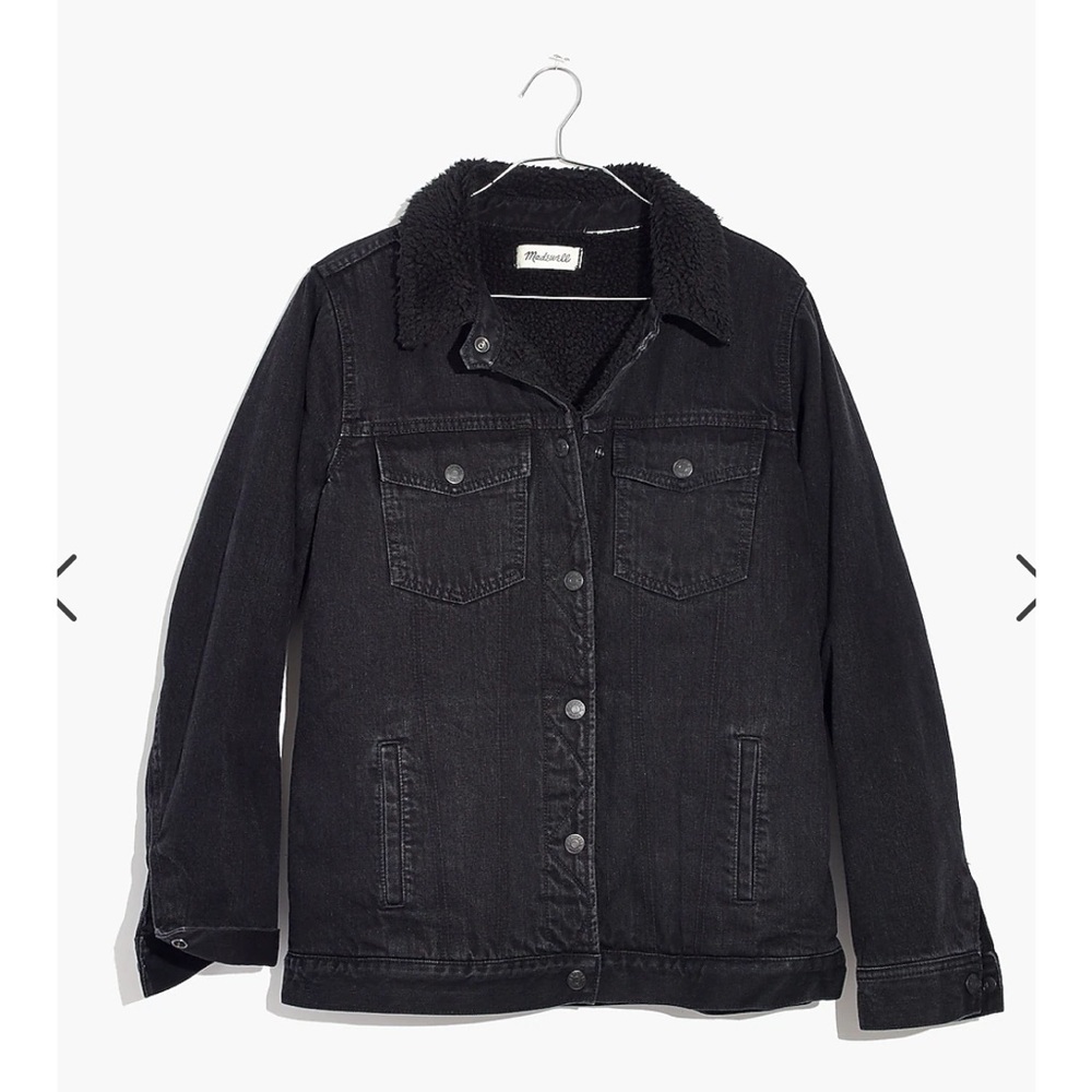 Madewell Black Jean Jacket